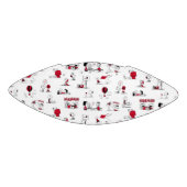 Ballon De Foot PEANUTS | Red & Black Pattern (Panneau)