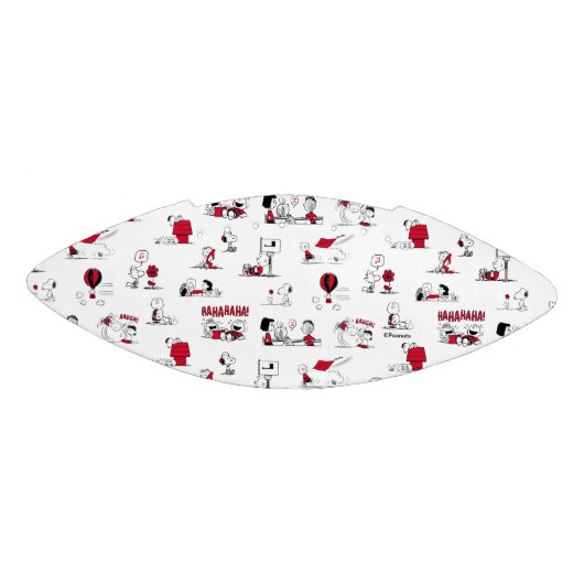 Ballon De Foot PEANUTS | Red & Black Pattern (Panneau)