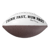 Ballon De Foot Pensez Fast Run Sport Football Qoute Légende (Tourné à 270°)