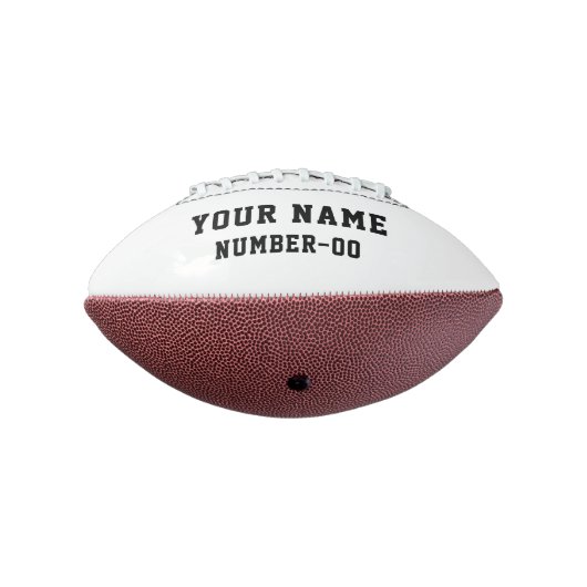 Ballon De Foot Personalized Custom Football –Add Your Text Here (Tourné à 270°)