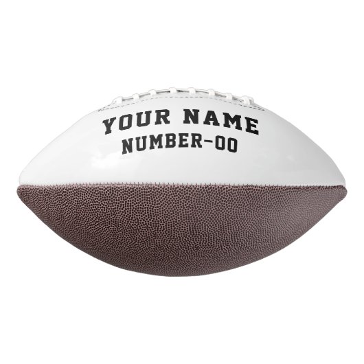 Ballon De Foot Personalized Custom Football –Add Your Text Here (Tourné à 270°)