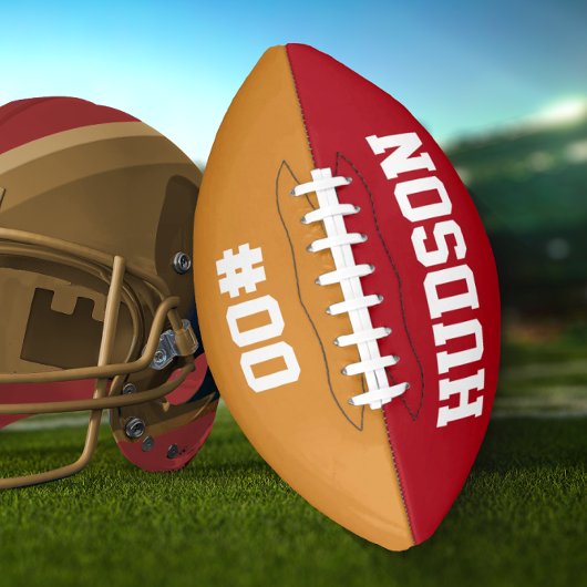 Ballon De Foot Personnalisé avec nom et numéro