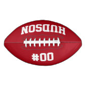 Ballon De Foot Personnalisé avec nom et numéro (Devant)