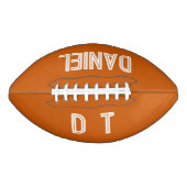 Ballon De Foot Personnalisé - orange brûlée (Devant)