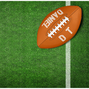 Ballon De Foot Personnalisé - orange brûlée