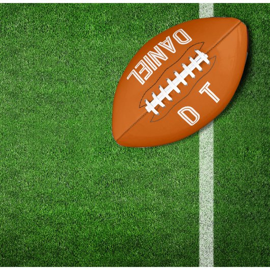 Ballon De Foot Personnalisé - orange brûlée