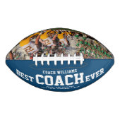 Ballon De Foot Photo personnalisée MEILLEUR COACH JAMAIS Merci Co (Devant)