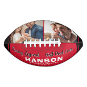 Ballon De Foot Photo personnalisée MEILLEUR DAD JAMAIS Fête des p (Devant)