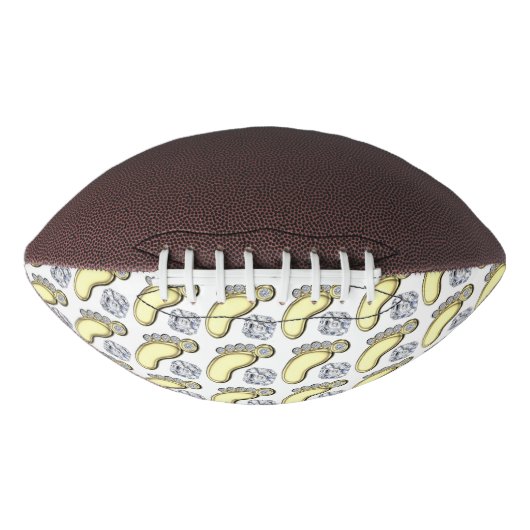 Ballon De Foot Pied bébé doré (Devant)