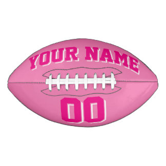 Ballon De Foot PINK CHAUD ET BLANC Custom Football
