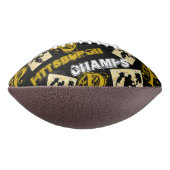 BALLON DE FOOT PITTSBURGH FOOTBALL (Tourné à 90°)