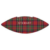 Ballon De Foot Plaid Rustic Red et Green Stewart Tartan (Panneau)