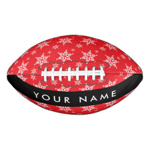 Ballon De Foot Pneus blancs, Rouge, Votre nom, Personnaliser