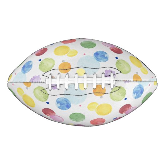 Ballon De Foot Points aquarelle 1 (Devant)