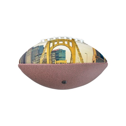 Ballon De Foot Pont de Pittsburgh Steel City  (Tourné à 270°)