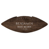 Ballon De Foot Porteur de ceinture rustique Groomsman Keepsperson (Panneau)