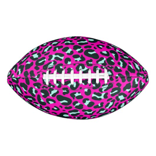 Ballon De Foot Poster de animal de Cheetah Leopard rose moderne (Devant)