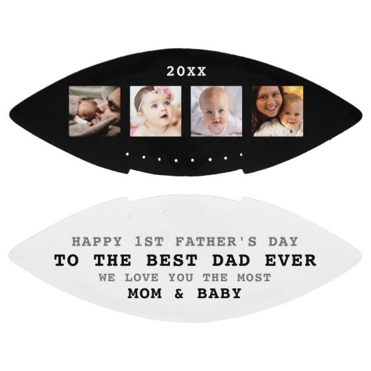 Ballon De Foot Première Fête des pères Meilleur papa Ever 4 Colla (Panneaux)