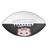 Ballon De Foot Princesse Féline Design Rose Bowbow (Devant)