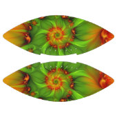 Ballon De Foot Psychédélique colorée moderne art Abstrait fractal (Panneaux)