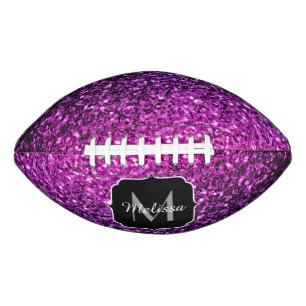 Ballon De Foot Purple pink ombre parties scintillant étincelante 