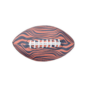 Ballon De Foot Rayures de tigre glamour corail Imprimé animal