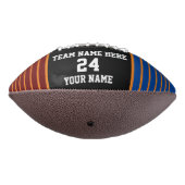 Ballon De Foot Red Blue Black Nom de l'équipe Photo (Tourné à 270°)