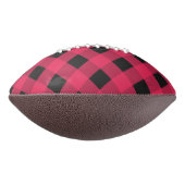 Ballon De Foot Red Buffalo Plaid Rustic Check Motif (Tourné à 90°)
