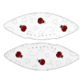 Ballon De Foot Red Ladybug Beetle Insect Lover Black Hearts (Panneaux)