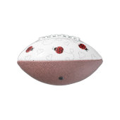 Ballon De Foot Red Ladybug Beetle Insect Lover Black Hearts (Tourné à 270°)