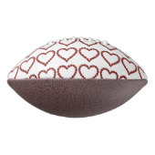 Ballon De Foot Red Ruby Gemstone Heart (Tourné à 270°)