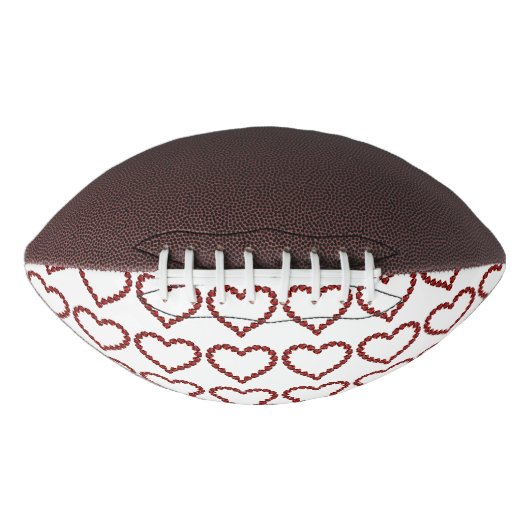 Ballon De Foot Red Ruby Gemstone Heart (Devant)