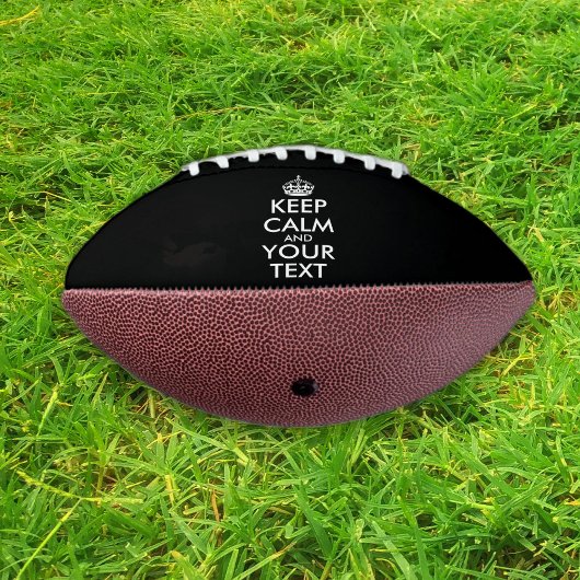 Ballon De Foot Restez calme et continuez - Créez votre propre