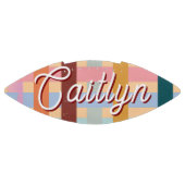 Ballon De Foot Retro CUSTOM Name Woven Roller Stripes (Panneau)