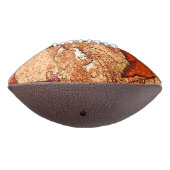 Ballon De Foot Rocher volcanique peint en rouge orange (Tourné à 270°)