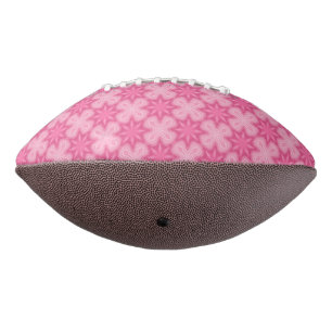 Ballon De Foot Rose Et Blanc