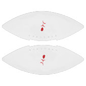 Ballon De Foot Rose Madder, Rouge lave, design floral (Panneaux)