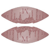 Ballon De Foot Rose Parties scintillant or  Monogramme (Panneaux)