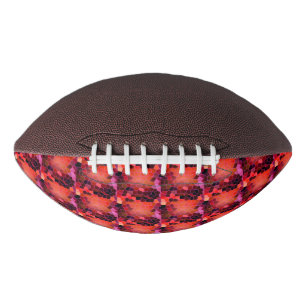 Ballon De Foot Rouge Abstrait
