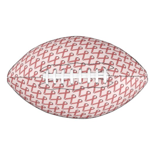 Ballon De Foot Ruban rose standard (Devant)