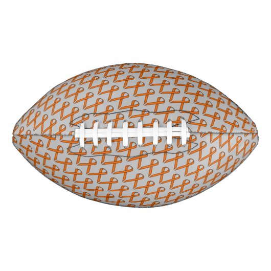 Ballon De Foot Ruban standard orange (Devant)