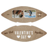 Ballon De Foot Rustique Notre première Saint Valentin Ensemble 2 (Panneaux)