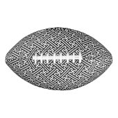 Ballon De Foot Sayagata motif, japonais, noir et blanc (Devant)