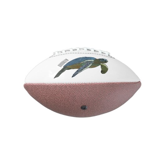 Ballon De Foot Sea turtle cartoon (Tourné à 270°)