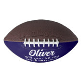 Ballon De Foot Seras-tu mon Groomsman Nom personnalisé (Devant)