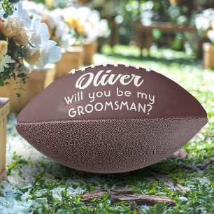 Ballon De Foot Seras-tu mon Groomsman Nom personnalisé