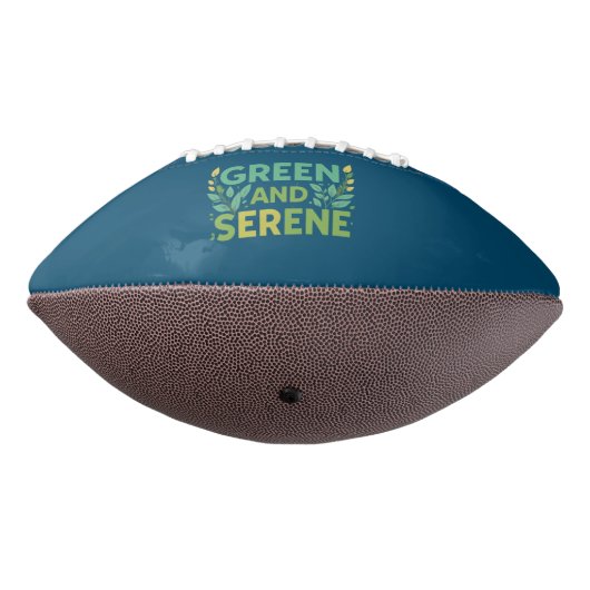 Ballon De Foot Serène verte (Tourné à 270°)