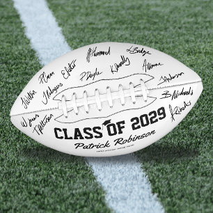 Ballon De Foot Signature d'année de promotion de fin d'études per