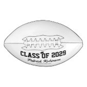 Ballon De Foot Signature d'année de promotion de fin d'études per (Devant)