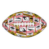 Ballon De Foot Signes de prudence Dinosaure (Devant)